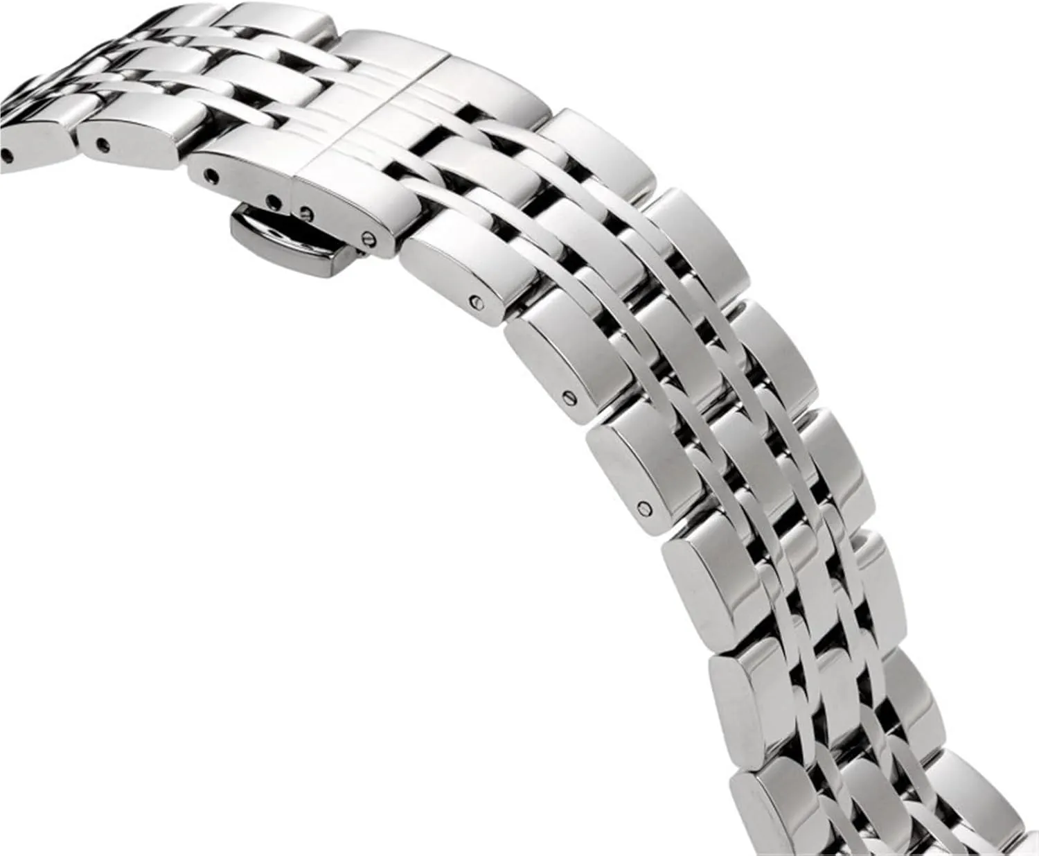 entrench Smartwatch Replacement Strap Bracelet Men Business Watchband Belt Solid Stainless Steel Band 18mm 20mm 22mm Universal 