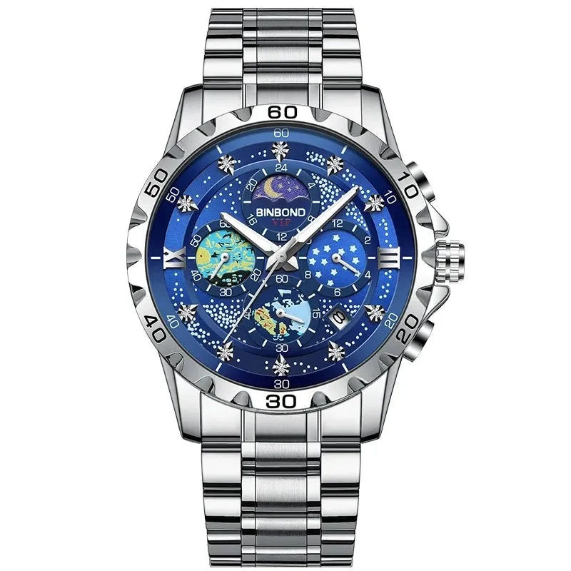 Exquisite Starry Sky Van Gogh Men Quartz Watches