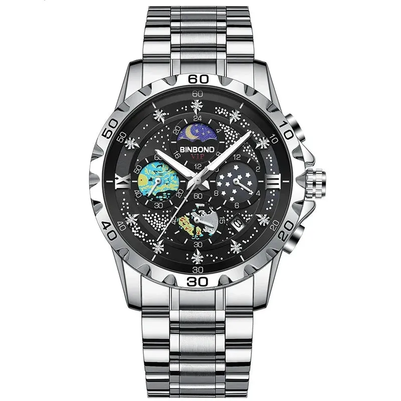 Exquisite Starry Sky Van Gogh Men Quartz Watches