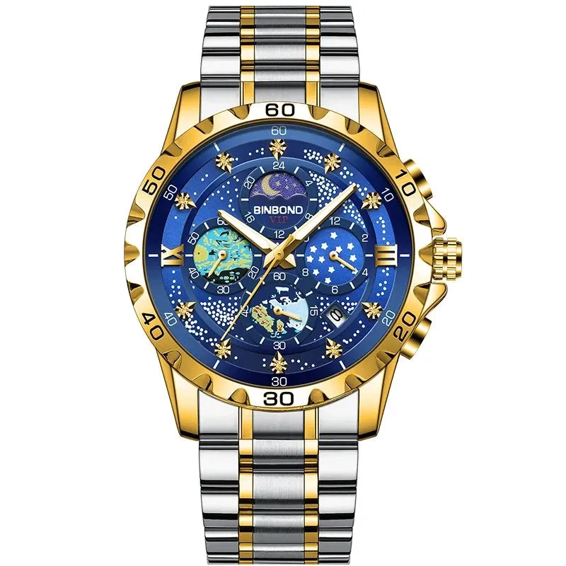 Exquisite Starry Sky Van Gogh Men Quartz Watches