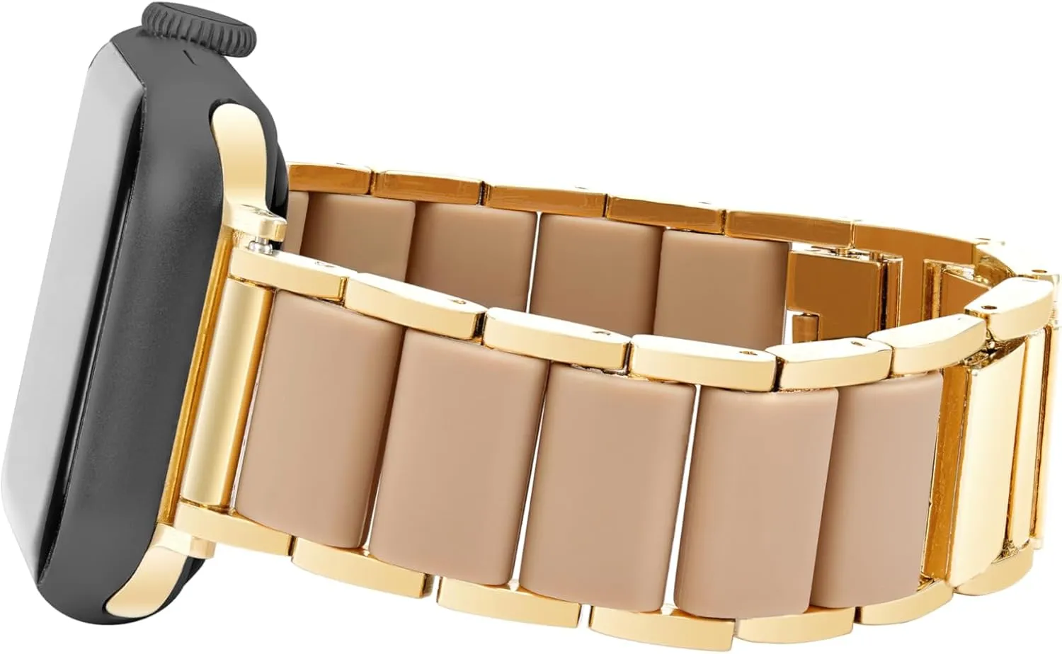 Fashion Bracelet for Apple Watch, Secure, Adjustable, Apple Watch Replacement Band, Fits Most Wrists proper competence Jewett align Anne Klein Rubberized 