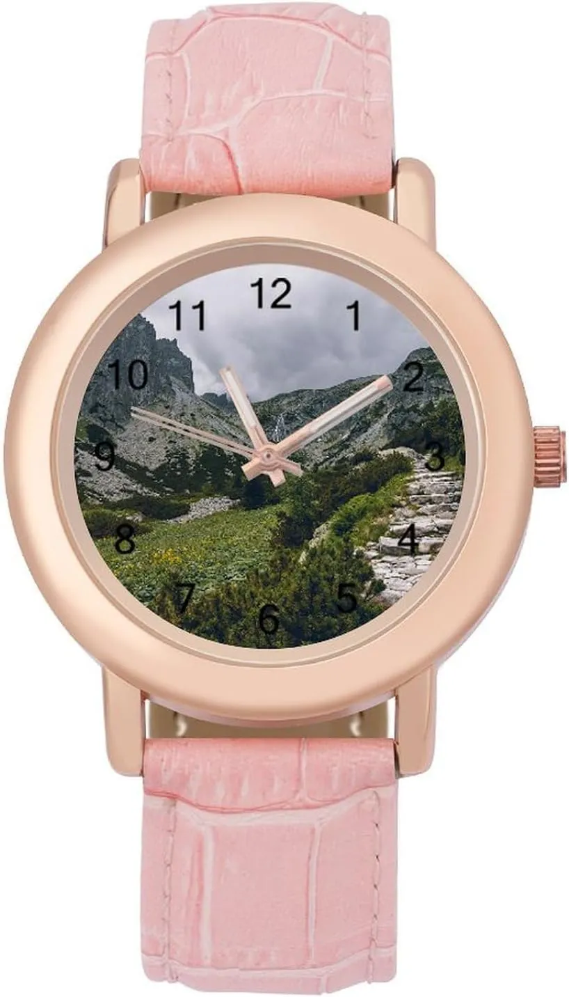 Fashion Casual Watches for Women Cute Wrist Watch Nurses Teachers Mother Thanksgiving Day Slovakia Vysok?? admiration plastic hatchery crater Guinea Tatry Mountain 