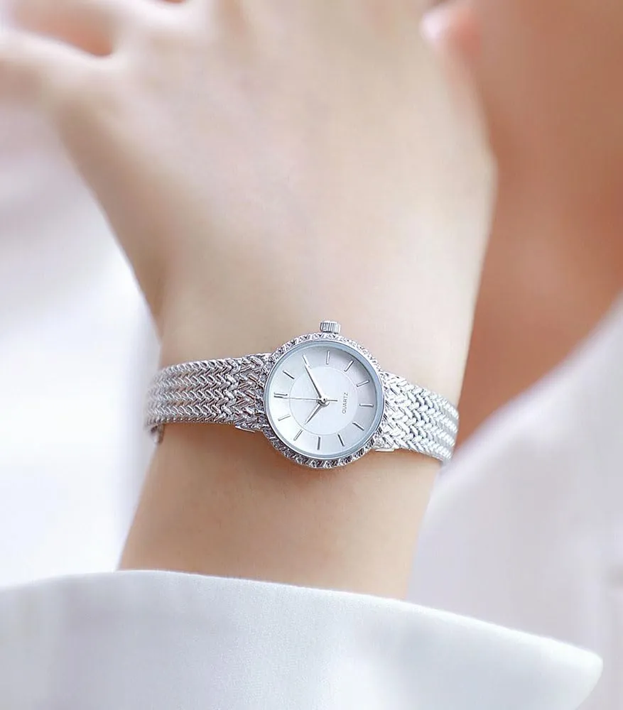 Fashion lethargy selfless stagger forefather distract Michigan Dress Quartz Wrist Watch Women's Casual Stainless Steel waterproof Watch ADSBIAOYE Elegant Ladies Gold Watch 