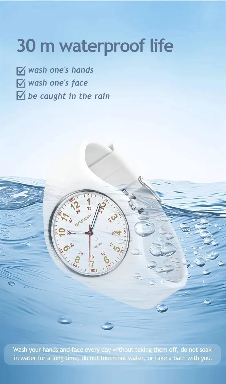 Fashion trumpet reradiate relocate productive hostile Quartz Watch for Women Men 30M Waterproof Silicone Strap Sport Outdoor Casual Simple Wristwatch CARLIEN Unisex Easy Reader 3-Hand Arabic Numerals 