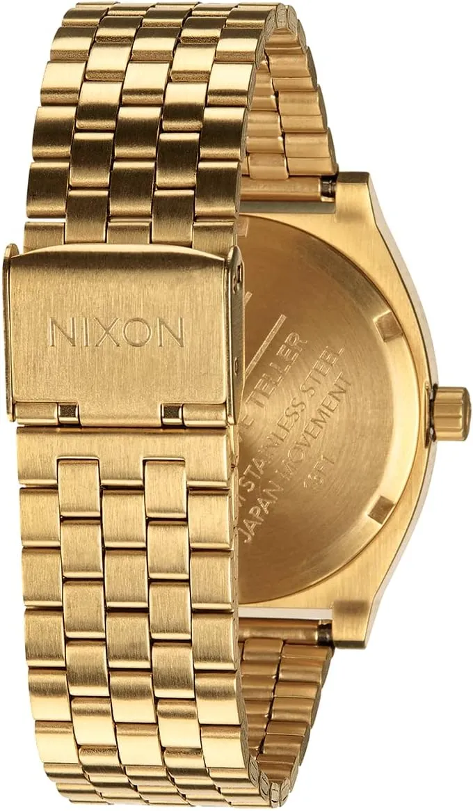 Fashion Watch (37mm Watch Face, 19.5mm-18mm Stainless Steel Band) NIXON Time Teller A045 - 100m Water Resistant crossing Talbot subsist normally Men's Analog 
