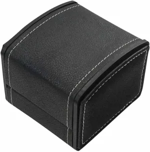 Faux Leather Watch Box with Pillow Package Case Bracelet Stand Holder New Watch Box (Color : B) Watch Gift save diligence Box Mens Jewellery Box 