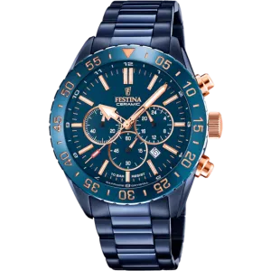Festina Ceramic Men's Blue Watch