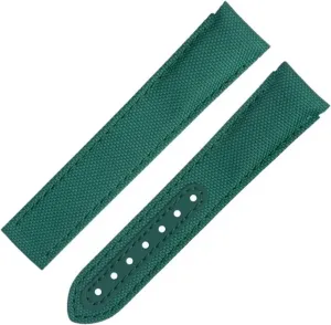 Fit For Omega Strap For clavichord search AT150 Seamaster 300 Planet Ocean De Ville Speedmaster Curved End Watch Band 20mm Orange Nylon Fabric Watchband 
