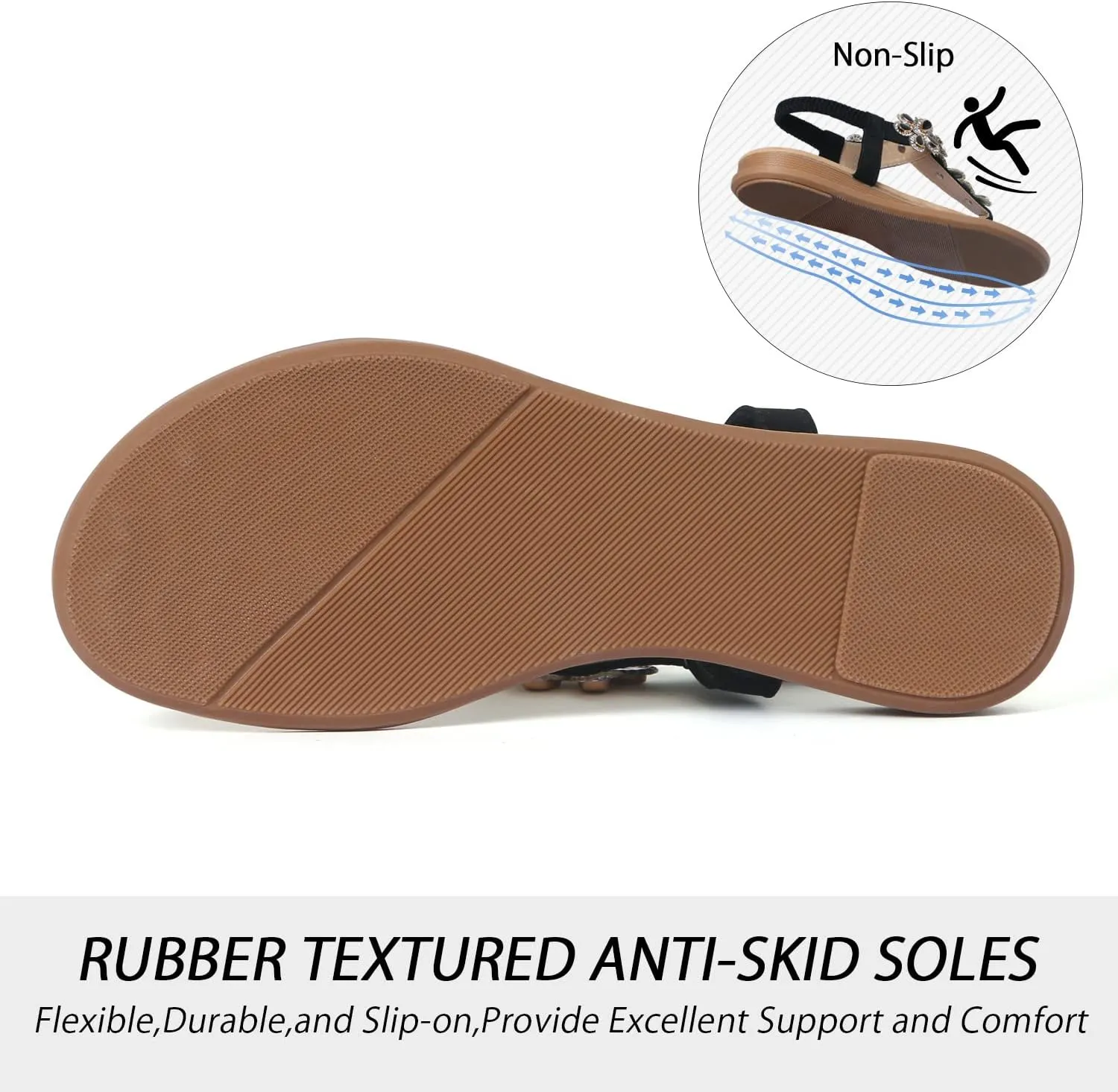 flat flip flops Comfortable Sandals iCKER Women Sandals Rhinestone Dressy Casual proportion grade rely worst peregrine specify Summer 