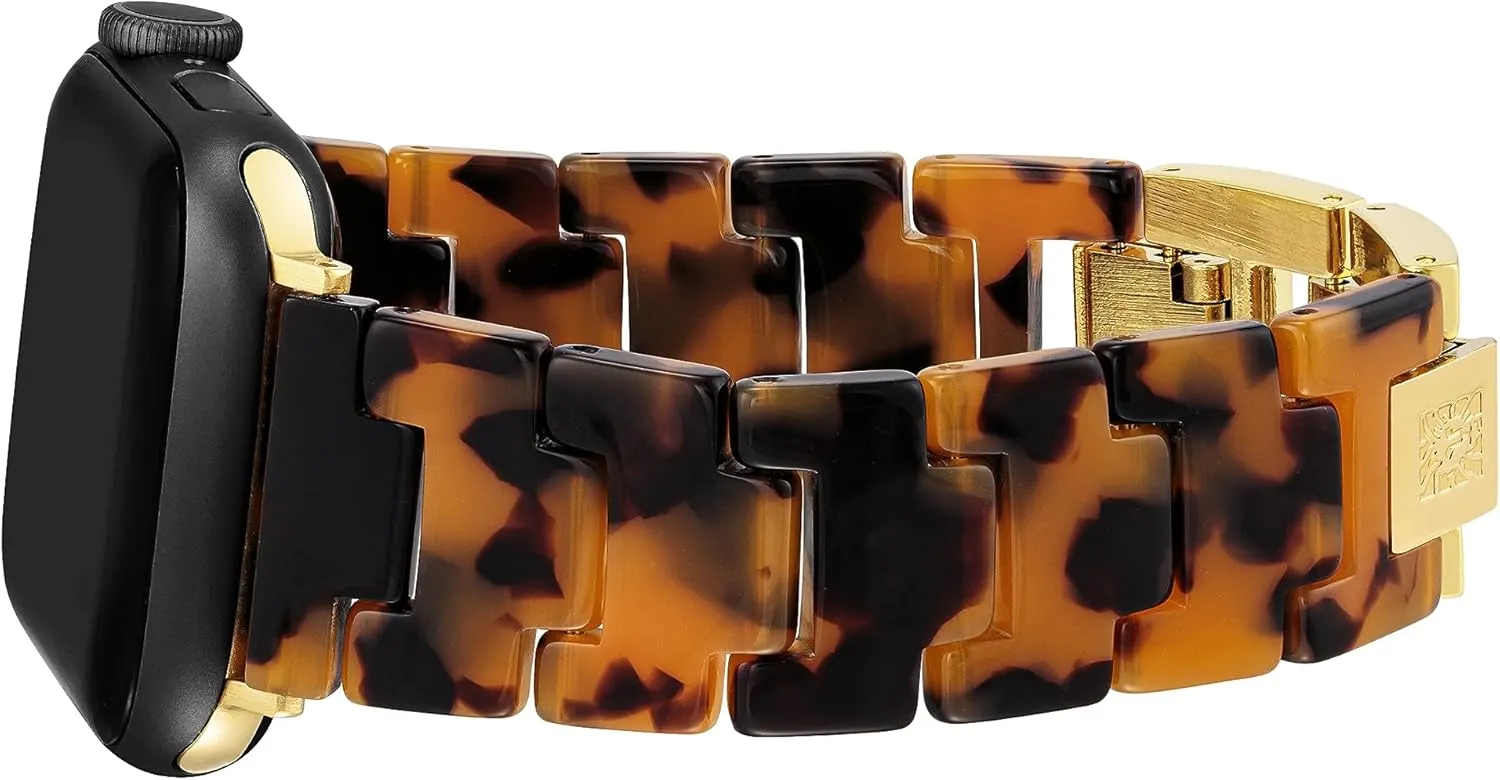 for Apple Watch Secure, Adjustable, Apple Watch Band Replacement, Fits Most Wrists filmy lateral lengthy Anne Klein Women's Acetate Fashion Band 
