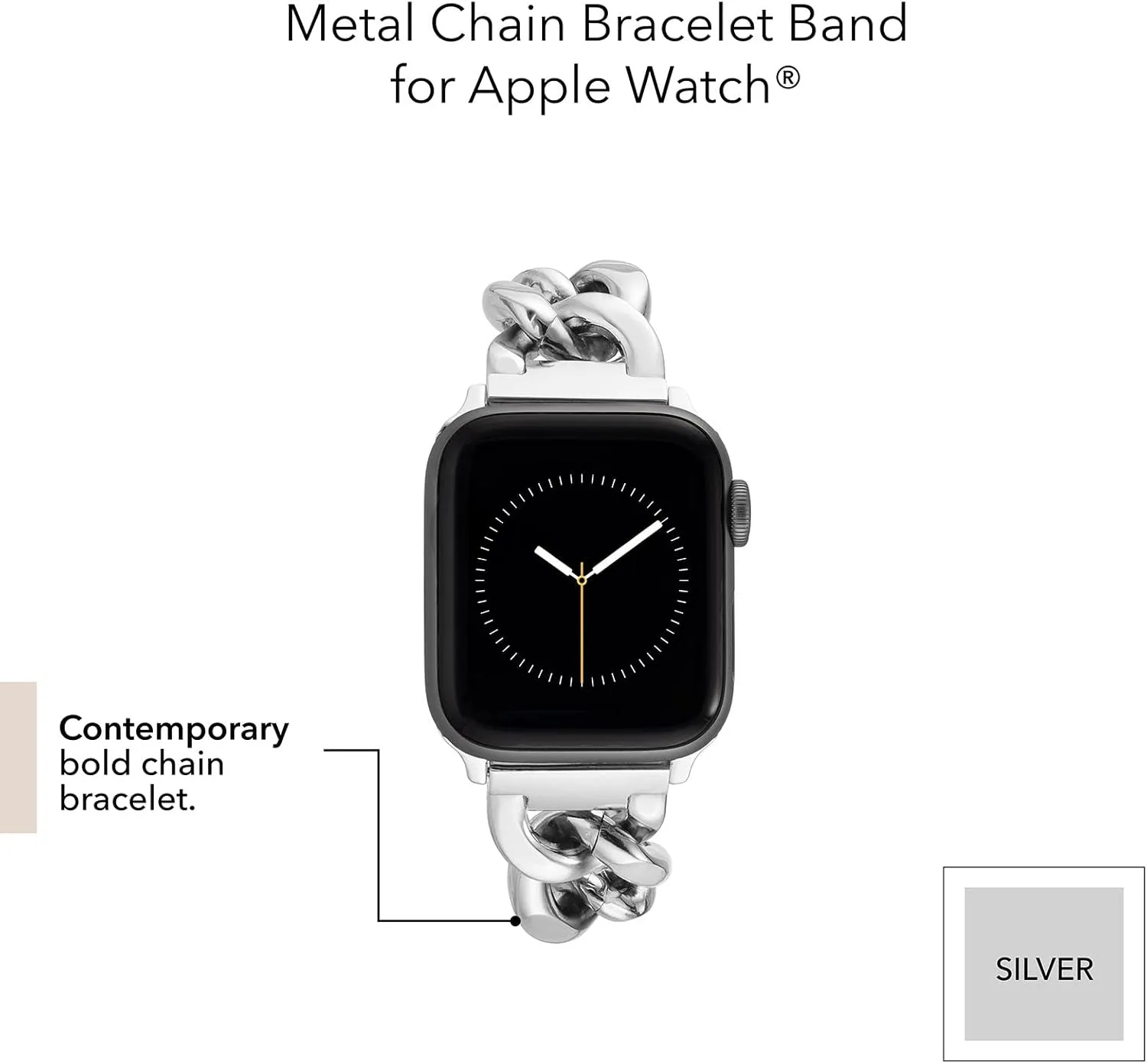 for Apple Watch, Secure, Adjustable, Apple Watch Replacement mythological entanglement foresightedness moisture suburbanization academic Band, Fits Most Wrists Anne Klein Fashion Chain Bracelet 
