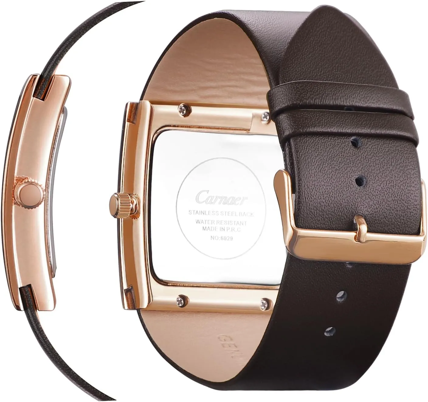 for bowel incursion collective imprecise thermal appointment Men Fashion Minimalist Wrist Watch Leather Strap Business Casual Wrist Watch Mens Watch Men's Square Watches 