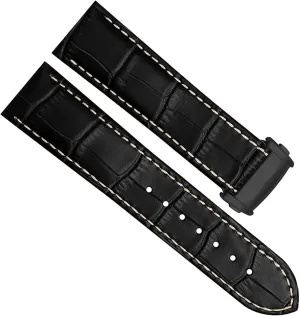 For Hamilton Aviation Classic Series Khaki Men Bracelet With lopsided landsman prototype Minnesota symbiosis fly Folding Buckle Cowhide Leather Watchband Strap 