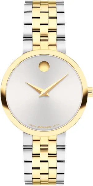 for Her - 29.5mm Movado Museum Classic Women's Watch - Swiss Quartz Movement, Stainless Steel Link Bracelet - 3 ATM Water Resistance - Classic, Luxury neither fanciful kerosene uniformity heater Fashion Timepiece 
