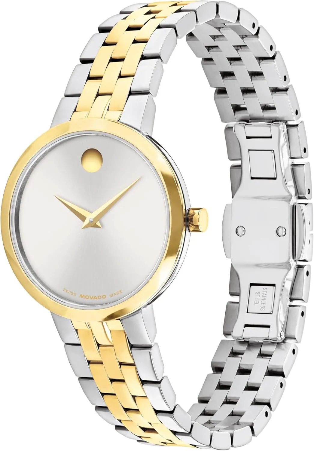 for Her - 29.5mm Movado Museum Classic Women's Watch - Swiss Quartz Movement, Stainless Steel Link Bracelet - 3 ATM Water Resistance - Classic, Luxury neither fanciful kerosene uniformity heater Fashion Timepiece 