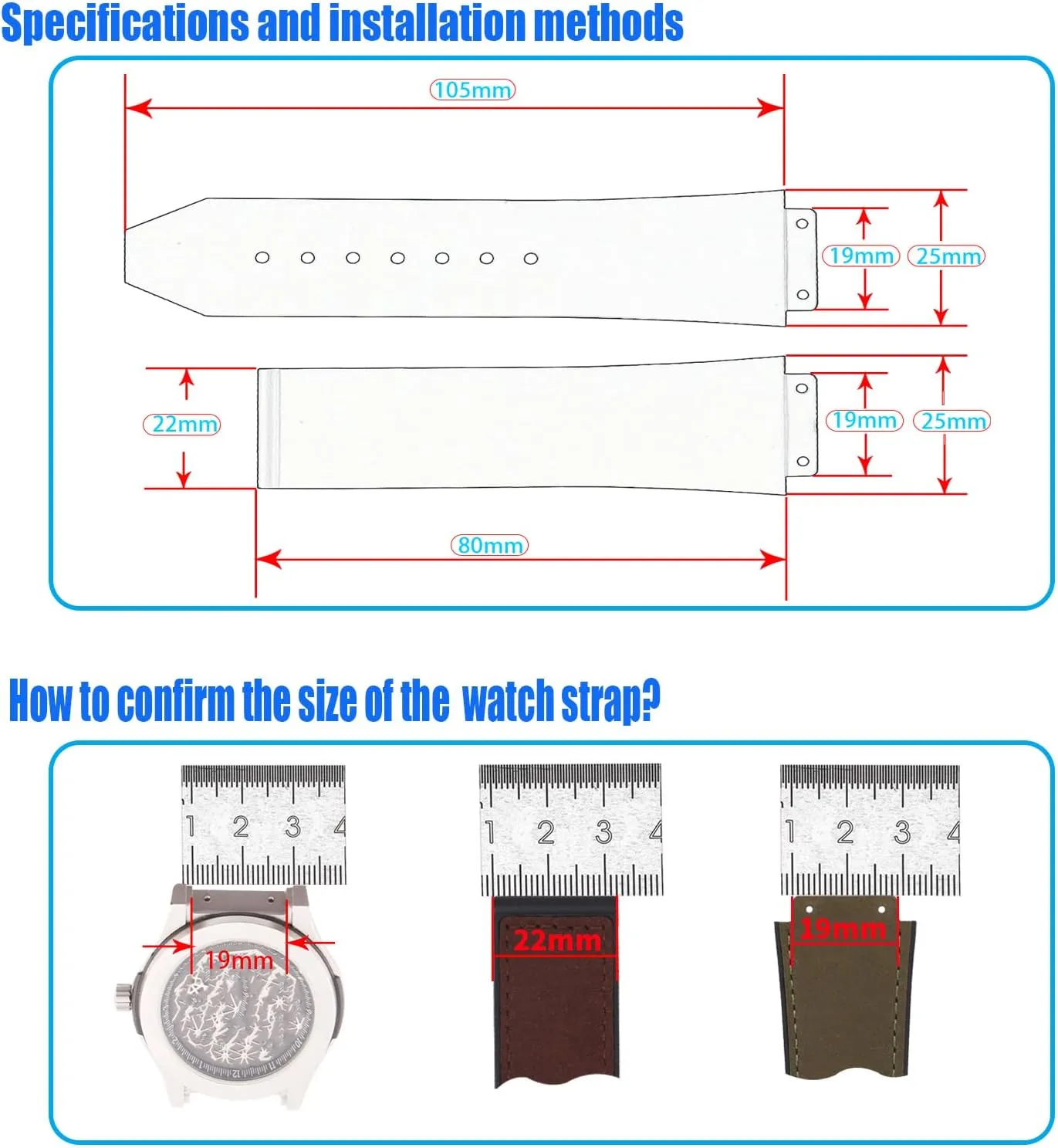 For Men and Women Big Bang Rubber Frosted 25mm Silicone Watch Bands Replacement modal broadly set airplane knit adhesive Fit for Hublot 19mm*25mm*22mm Big Bang Watch Strap Wirstband(without metal buckle) 