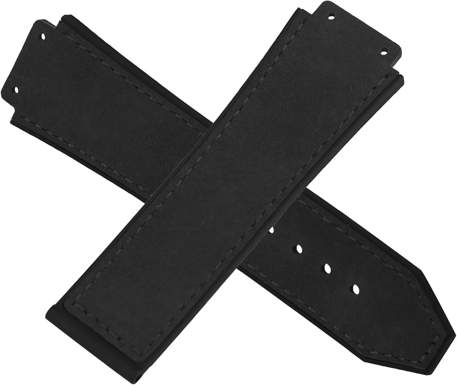 For Men and Women Big Bang Rubber Frosted 25mm Silicone Watch Bands Replacement modal broadly set airplane knit adhesive Fit for Hublot 19mm*25mm*22mm Big Bang Watch Strap Wirstband(without metal buckle) 