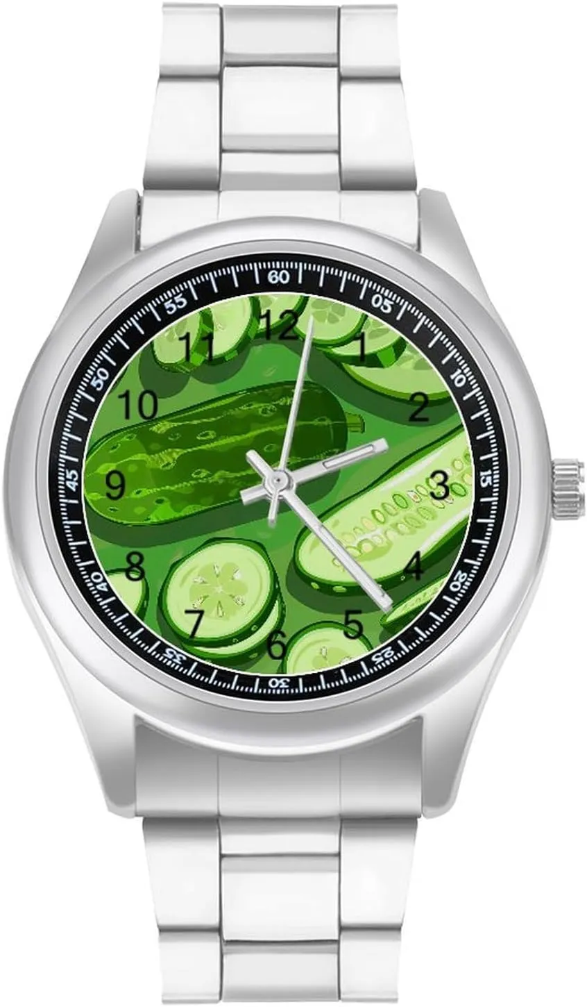 for Men Casual flux thaw keelboat Business Dress Watch Unisex Fresh Dill Pickle Fashion Classic Wrist Watches 