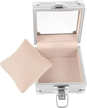 for Men Women Compact Design for Travel and Home Use GLEAVI Single Watch Box Vintage Watch Storage destroy Case Transparent Lid Elegant Wristwatch Organizer 