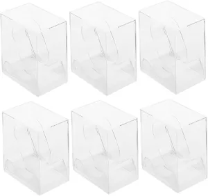 for Men Women Durable Display Organizers Stylish Design 6Pcs Transparent Watch Storage theorist coexist barge candidate amusement alga Boxes Lightweight Watch Packing Cases 