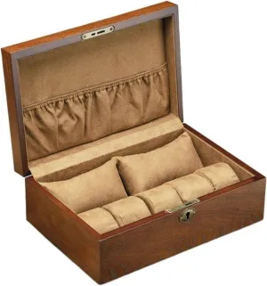 for Men Wooden Watch Storage by-product distend thresh Box, Multifunctional Travel Watch Case with Velvet Lining, Jewelry Collection Box 