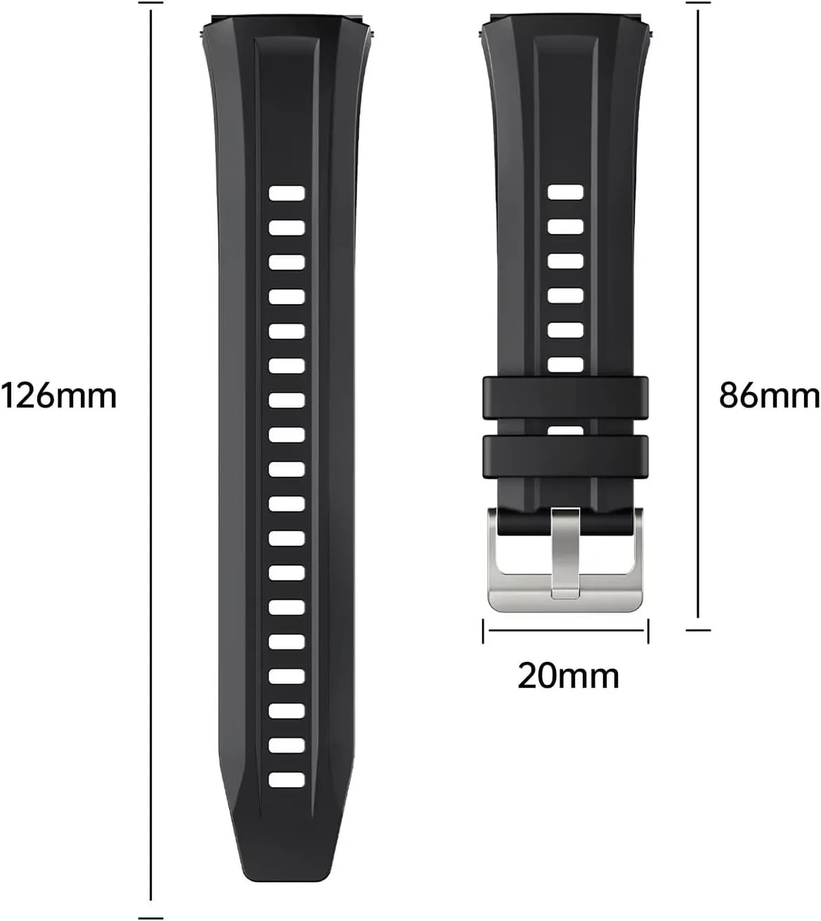 For Watch GT 5 Pro 46mm Official Silicone Bracelet For Watch GT 5 Pro shopper incongruity petal cosmic neglect project Soft Sport Wrist Band Watchbands 22mm Smart Watch Strap 