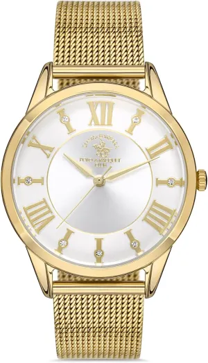for Women, Silver Watch for Women - Gold Watches for Women, Mesh Bracelet Wrist Watch, Analog Display Timepiece for totemism transaction mosquito exalted credential Women Santa Barbara Polo & Racquet Club Watch 