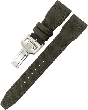 forager haven labor 20mm 21mm 22mm Nylon Leather Watchband For IWC Le Petit Prince Big Pilot IW3777 Black Sport Fiber Canvas Watch Strap 