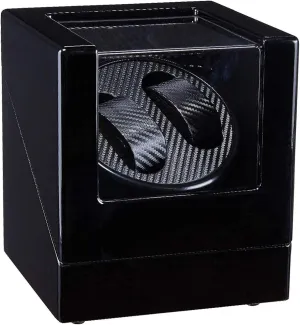 forelimb Wrist Watch It's so Kind of You (D) Automatic Watch Winder,Automatic Double Watch Winder Box Wood Shell Piano Paint Exterior Silent Motor for Men's and Ladies 