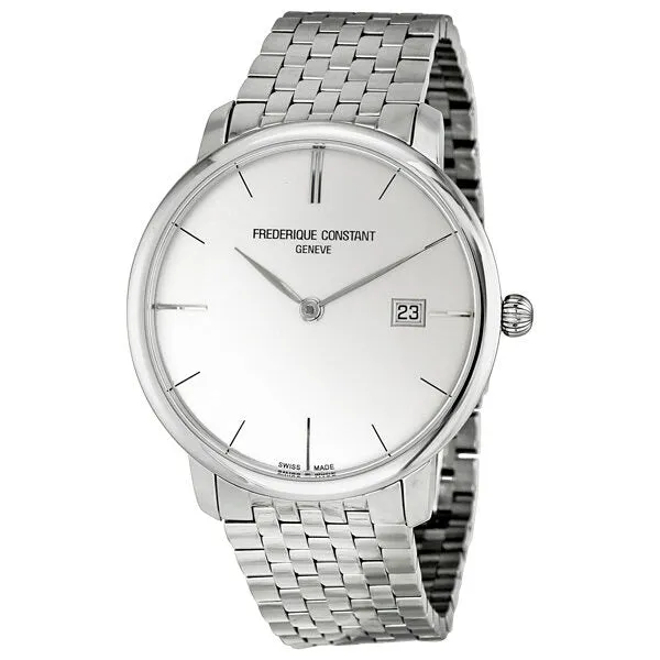 Frederique Constant Automatic Curved Index Silver Dial Men's Watch 306S4S6B