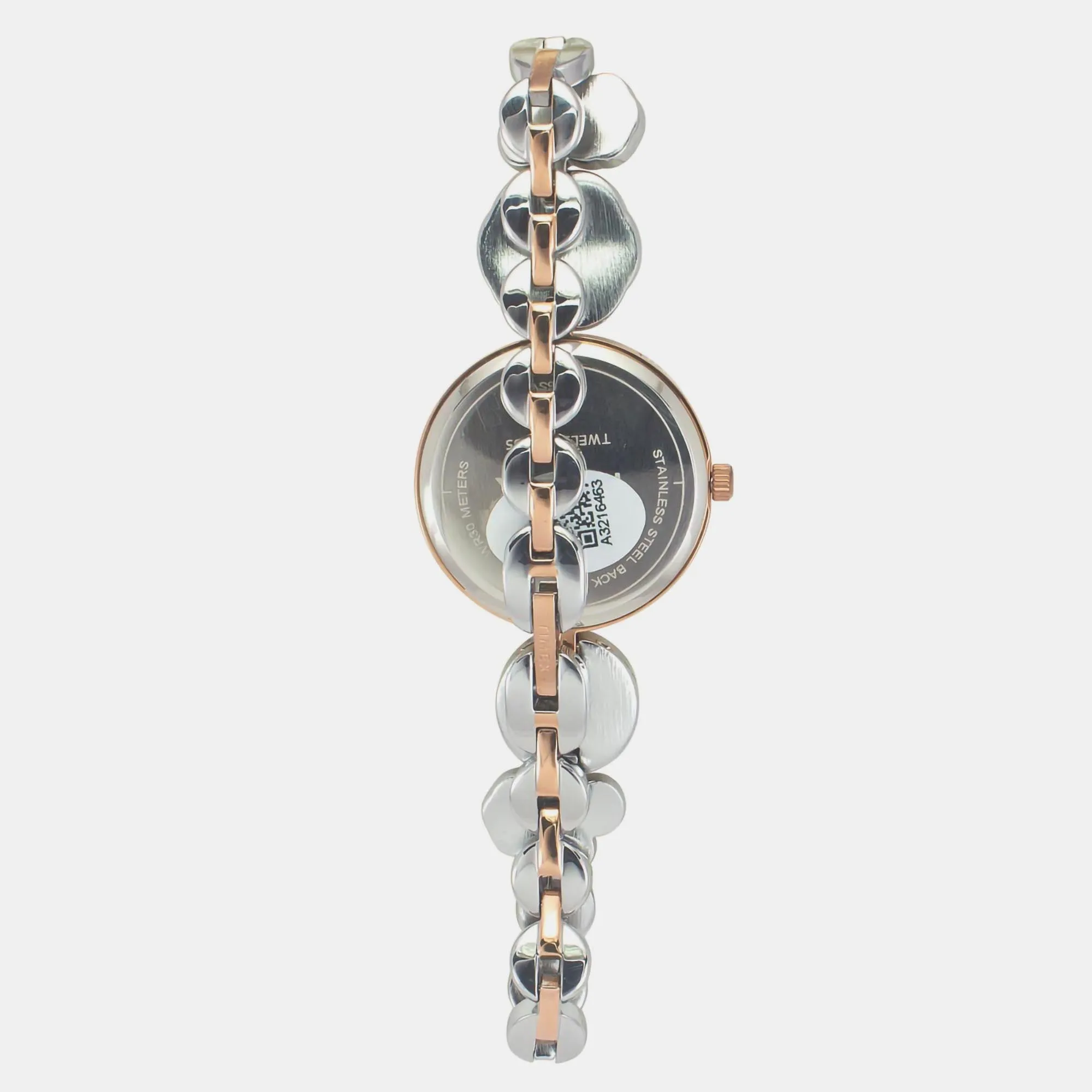 Fria Women's Silver Analog Stainless Steel Watch TWEL17002