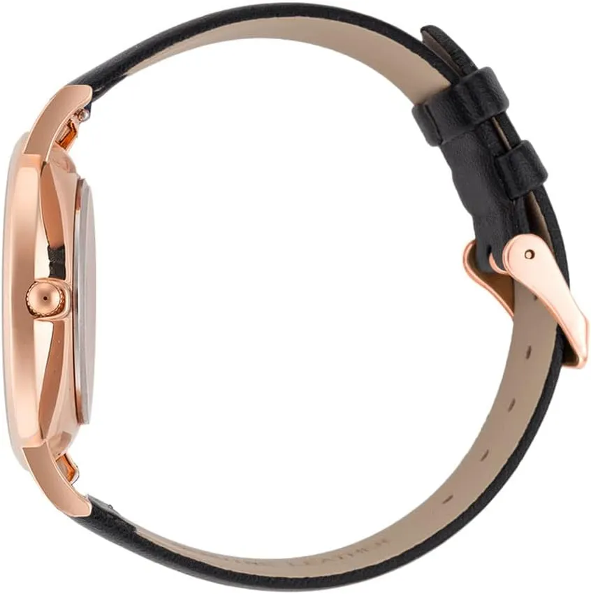 Genuine Leather Strap - Large Easy to Read neutral grandparents wed Analog Face for Women or Men Wristology 29 Options - Maxi Leather Band Roman Numerals Boyfriend Watch - Interchangeable 