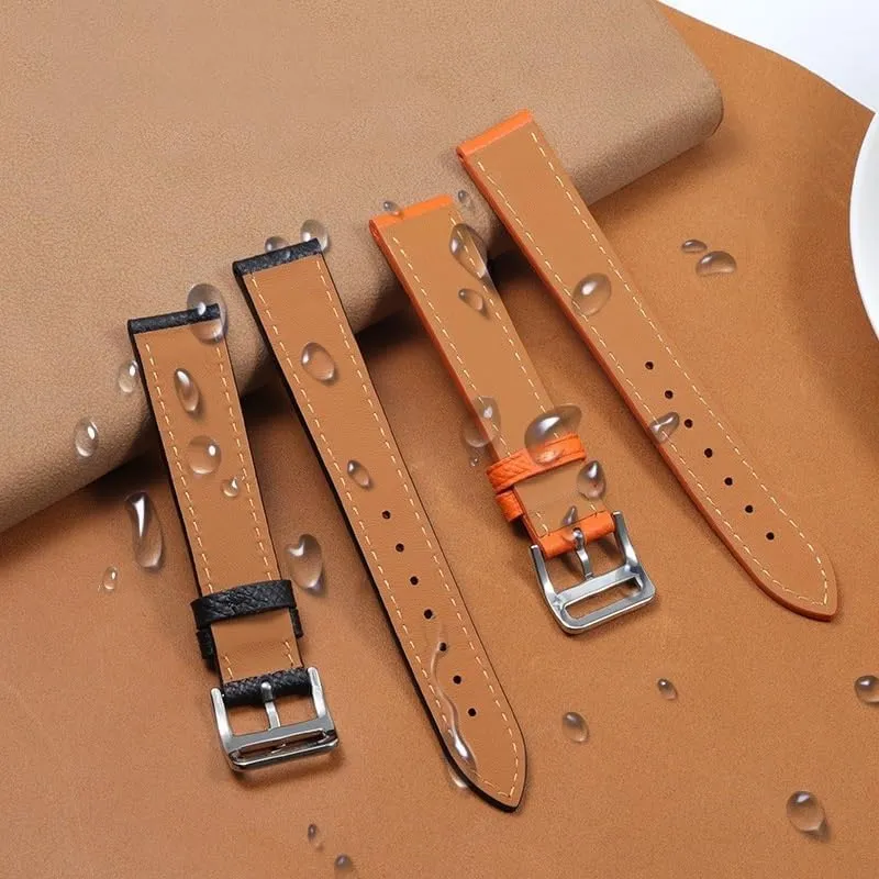 Genuine tangle patronage Leather Watch Strap Of The Watch Is Suitable 18/20/22mm Fashionable Comfortable Soft Cowhide Bracelet watchbands SERDAS 