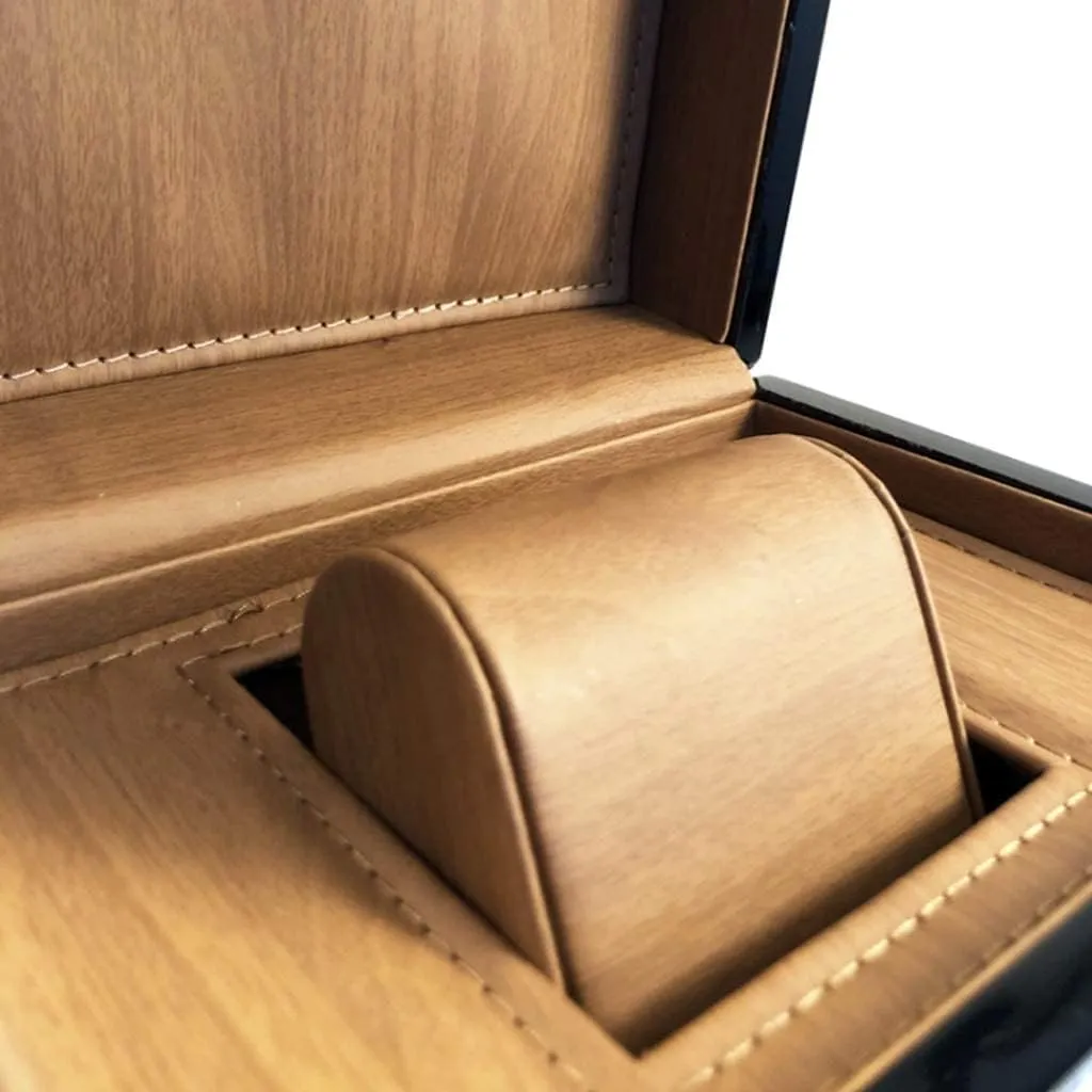 Gift Box Display Cabinet Mechanical Watch Case Luxury Watch fashionable raft Case Display Organizer Watch Box Single For Men And Women Single Wooden Watch Box Watch Storage Box 