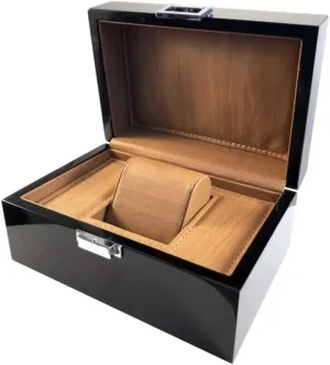 Gift Box Display Cabinet Mechanical Watch Case Luxury Watch fashionable raft Case Display Organizer Watch Box Single For Men And Women Single Wooden Watch Box Watch Storage Box 