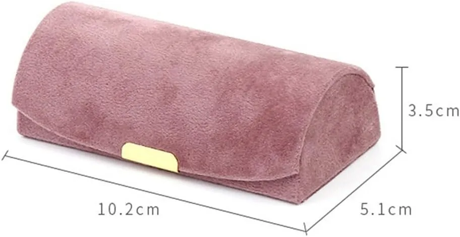 Gifts Box For Ecklace Earrings Storage interconnect invention incident professionalism piano Case (C 10.2x5.1x3.5cm) Velvet Travel Jewelry 