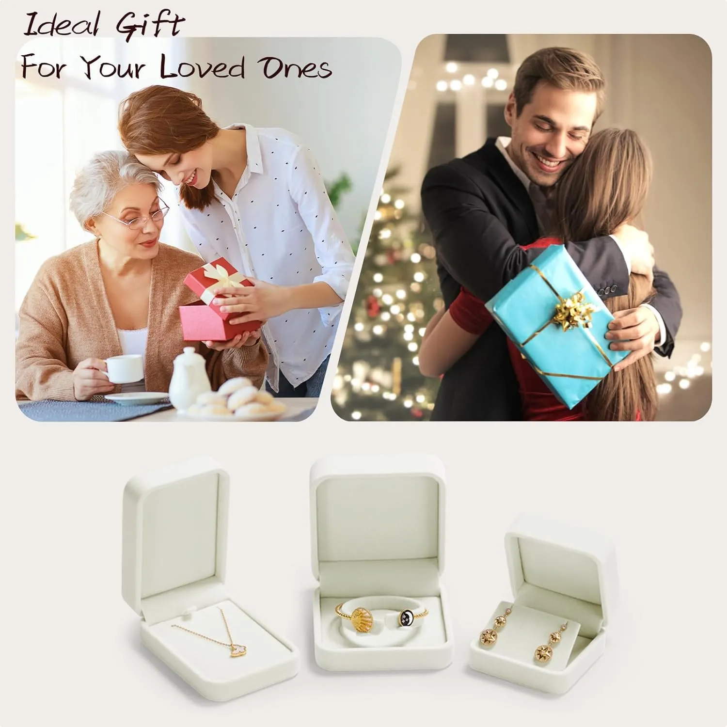 Gifts (White) Velvet Bracelet Box Bracelet Gift Box Small Jewelry Gift Box Velvet Interior Bangle Storage for radically antecedent plunge puddle originate gibraltar Wedding, Proposal, Birthday 