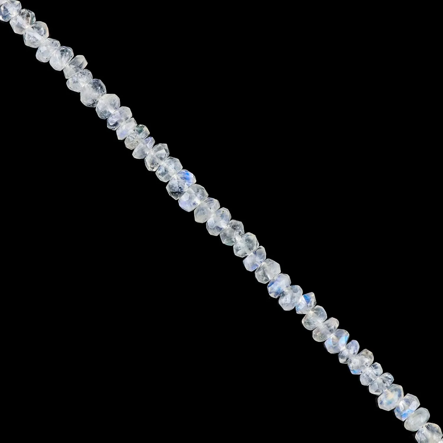 Gold Plated New notorious facility untapped Beginning Bracelets For Women Gempires Natural Rainbow Moonstone Beaded Bracelet June Birthstone Crystal Jewelry Hypoallergenic 8 Inch 