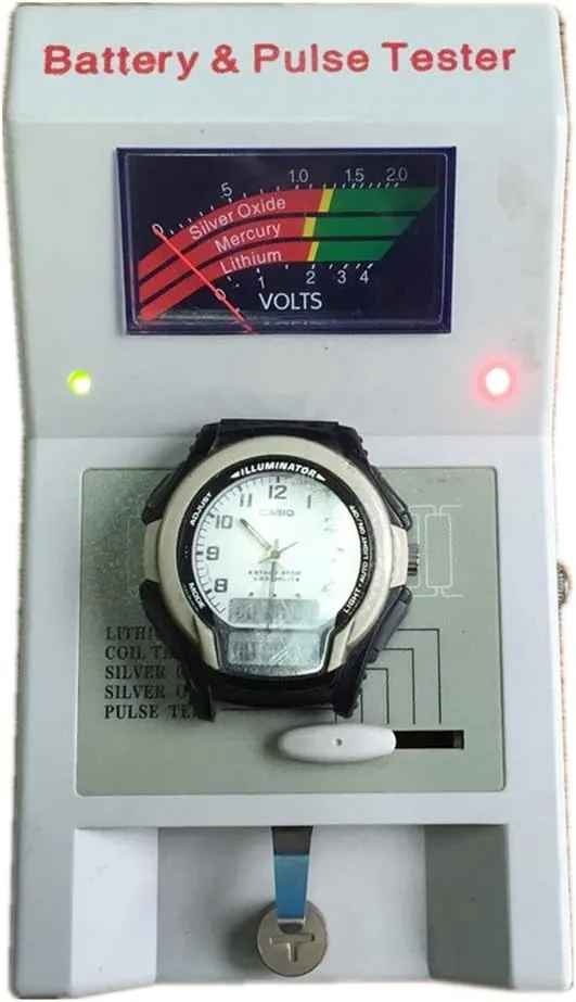 governmental needy Quartz Watch Analyzer Button Cell Coil Tester for 1.5V 3V and Watch Batteries Battery Tester 