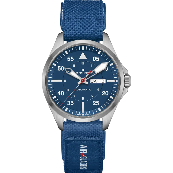 Hamilton Khaki Aviation Pilot Day Date Auto - Air-Glaciers Edition
