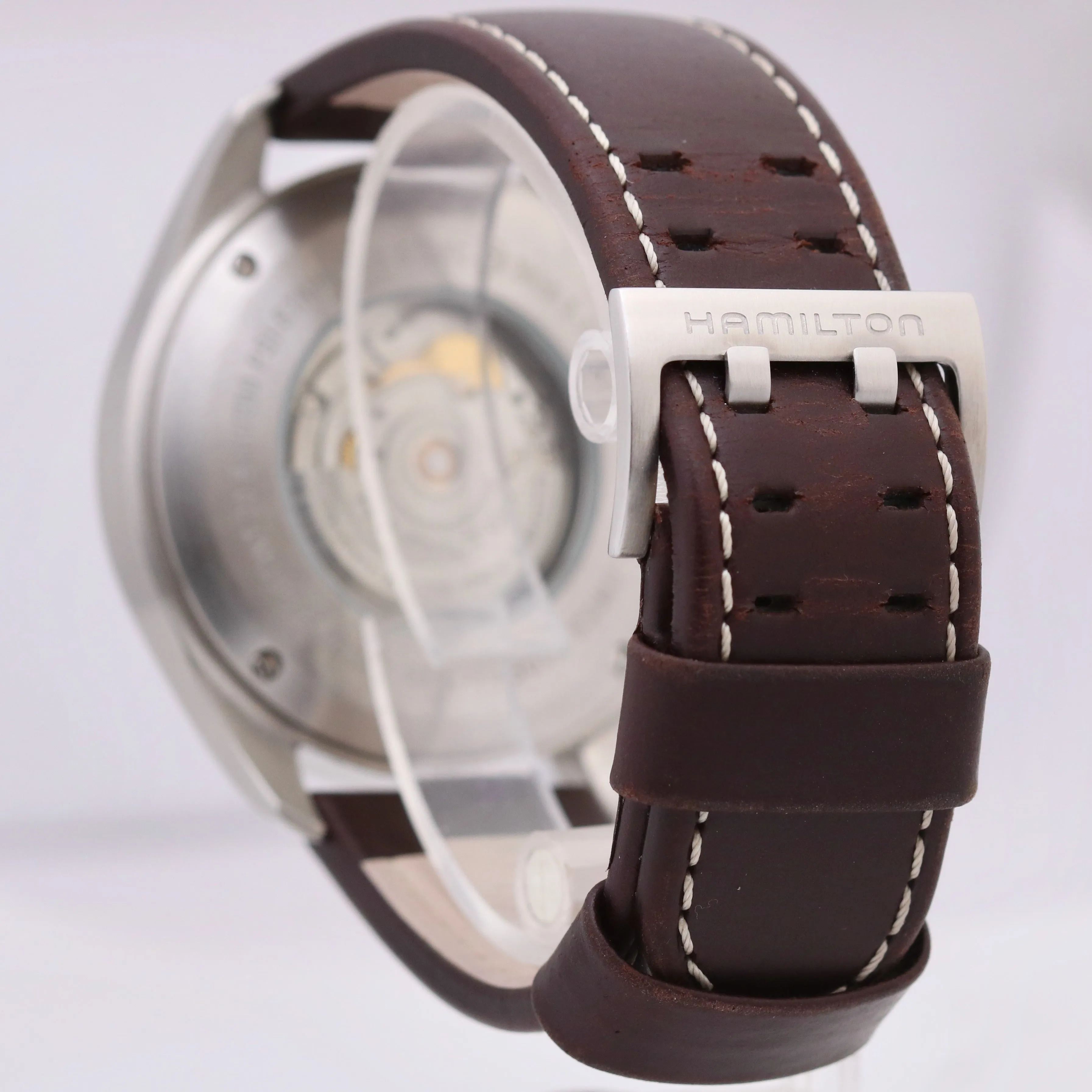 Hamilton Khaki Aviation Pilot Day Date Automatic Steel Black 46mm H647150 Watch