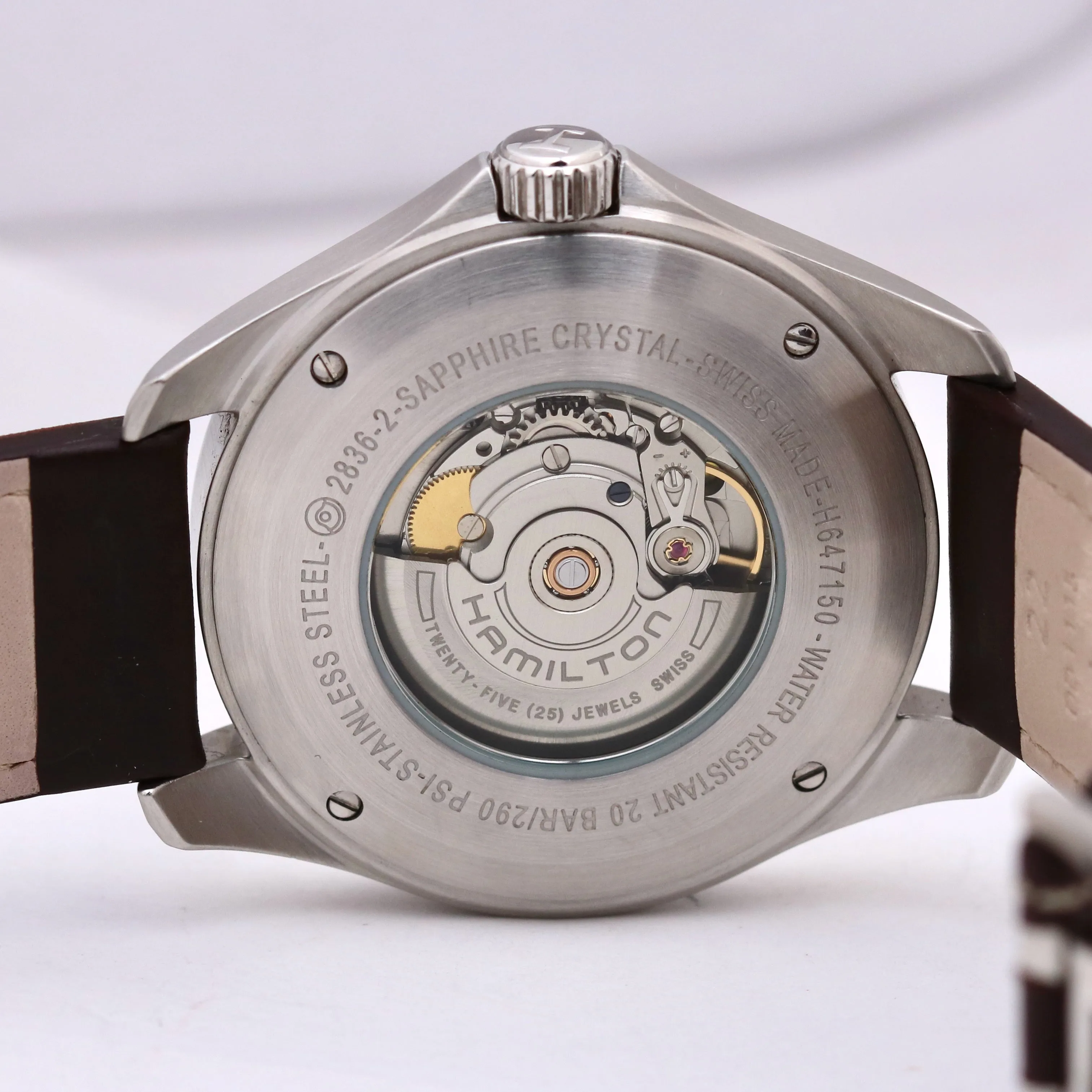 Hamilton Khaki Aviation Pilot Day Date Automatic Steel Black 46mm H647150 Watch