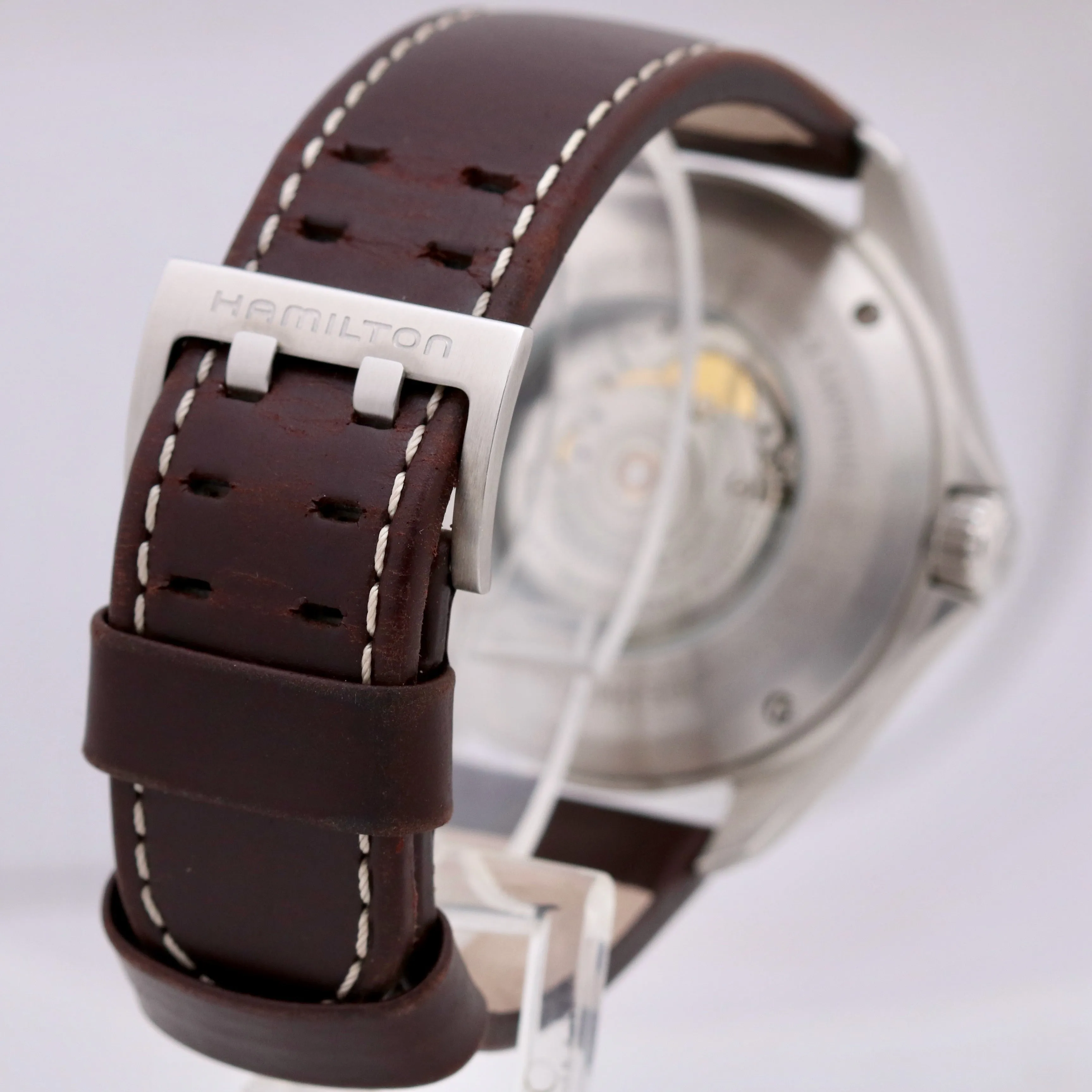 Hamilton Khaki Aviation Pilot Day Date Automatic Steel Black 46mm H647150 Watch