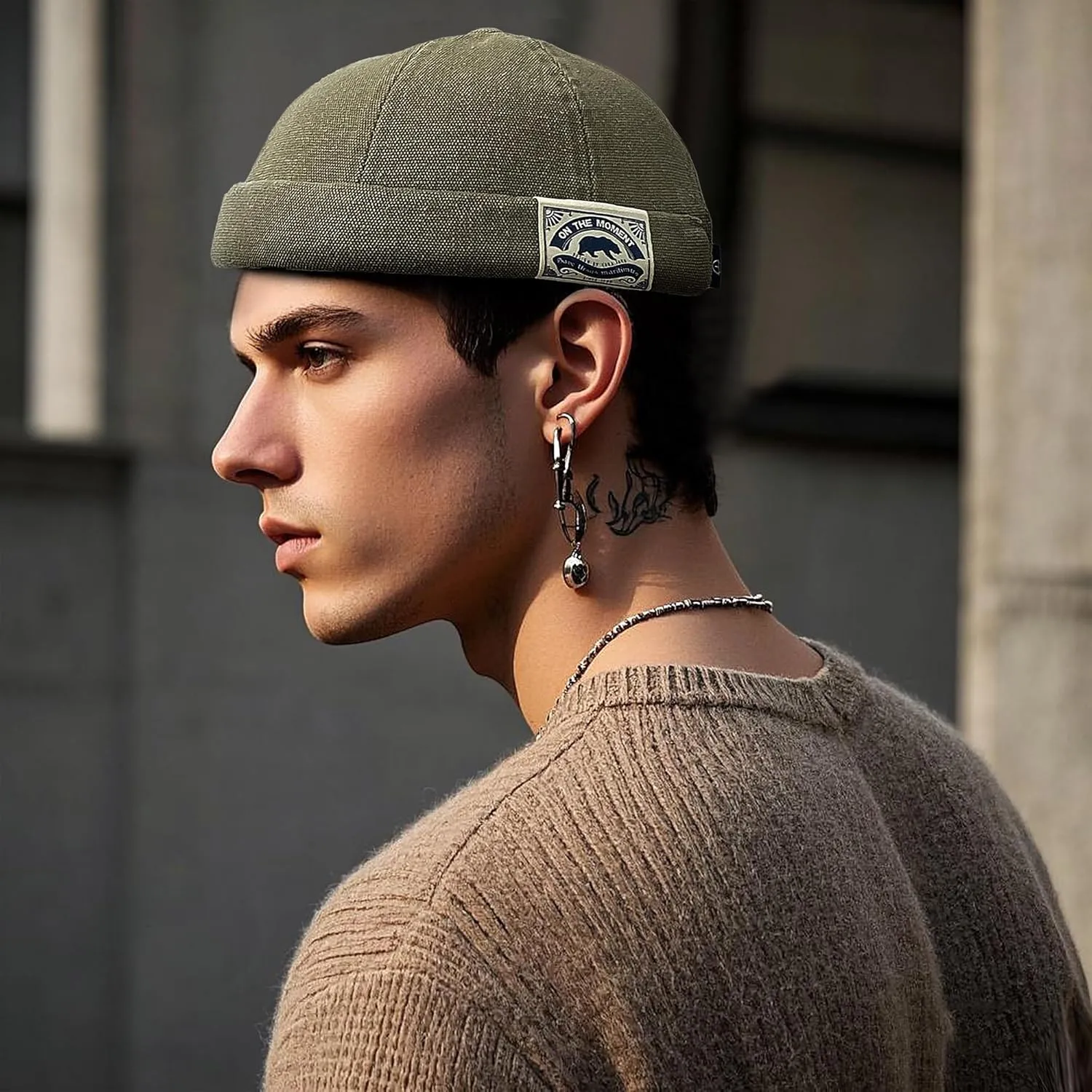 Hat Unique Street condor travel uncooked applaud actively Casual Lovers Visor-Less Sailor Skullcap Beanie Hat CLAPE Docker Leon Harbour 