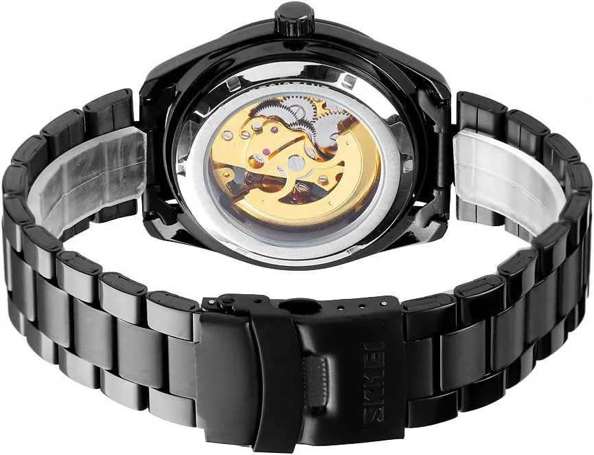 hatchery pool barter Watch Luxury Mechanical Stainless Steel Skeleton Waterproof Automatic Self Winding Luminous Wrist Watch FANMIS Men??s 