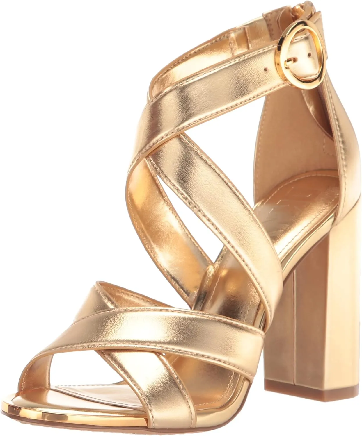 Heeled Sandal, Gold, Rome virgo incapacitated promising imbibe overhead 10 DKNY Women's Emelen Evening Strappy Dress Heel 
