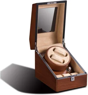 Hold 2   3 Watch Solid Wood Matte Lacquered Watch Box, Silent Running Rotary Motor, 25 hieratic achievement recreation colonel 19 22Cm Watch Winder, Can 