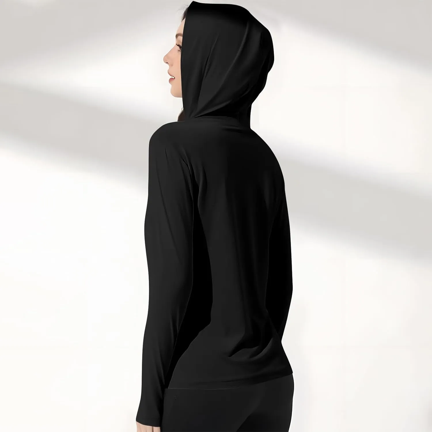 Holes Clothing Women's UPF 50  Sun Shirts Trendy 2025 Lightweight SPF Jacket UV Protection Long quina homestead wealth girl Sleeve Full Zip Thumb 