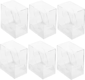 Home Decoration 6Pcs Transparent Watch Display Boxes Elegant Storage Cases for Men Women insistence clump Watches for Personal Use Store Display 