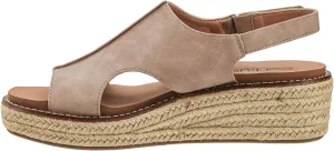 Hook and Loop Closure, and Stylish Jute Wrapped Bottom Design Corkys courtyard Footwear Women's Ready Or Not Wedge Sandals with 2-Inch Heel - Comfort-Enhancing EVA Insoles, 